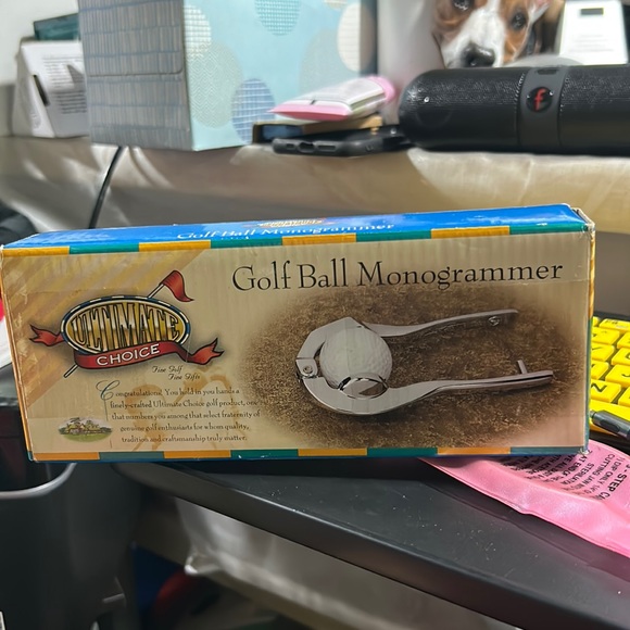 NIB Vintage Masters Choice Golf Ball Monogrammer ~ Imprints. OPENED FOR PHOTOS - Picture 1 of 4